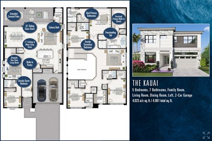 The new Kauai Floorplan at The Estates at NOMAR