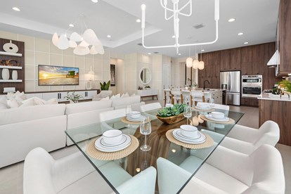 Mykonos Dining Room & kitchen