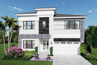 Tahiti Front Elevation