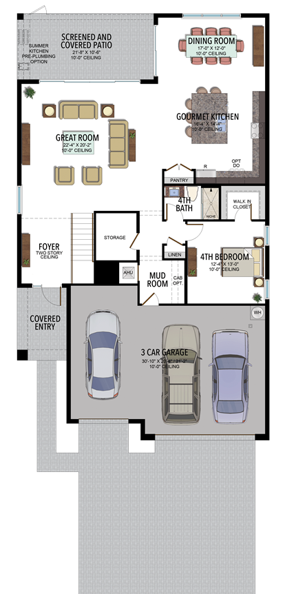 RiverCreek Olympia Floorplan 1st FL