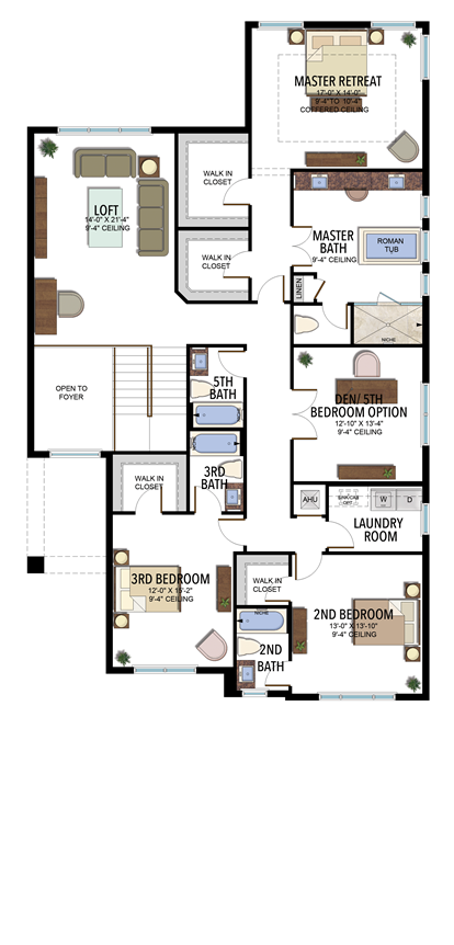 RiverCreek Olympia Floorplan 2nd FL