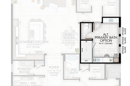 Primary Bathroom Delete Tub