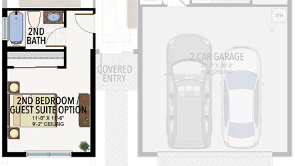 Relocate 2nd Bedroom Door for Guest Suit