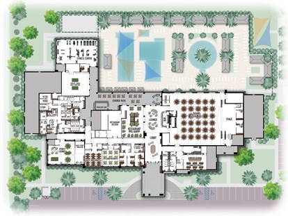 Valencia Sky Clubhouse Floorplan