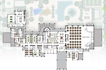 Valencia Trails Clubhouse Floorplan