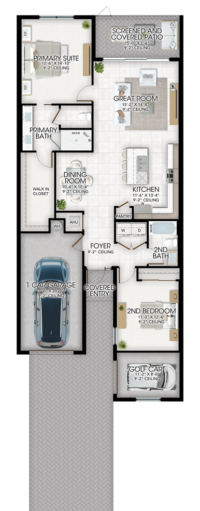 Areca II Floorplan
