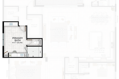 Alternate Primary Bathroom Delete Tub 