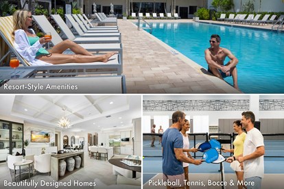 LIVE THE WORLD-CLASS VALENCIA 55+ LIFESTYLE FROM THE $340S